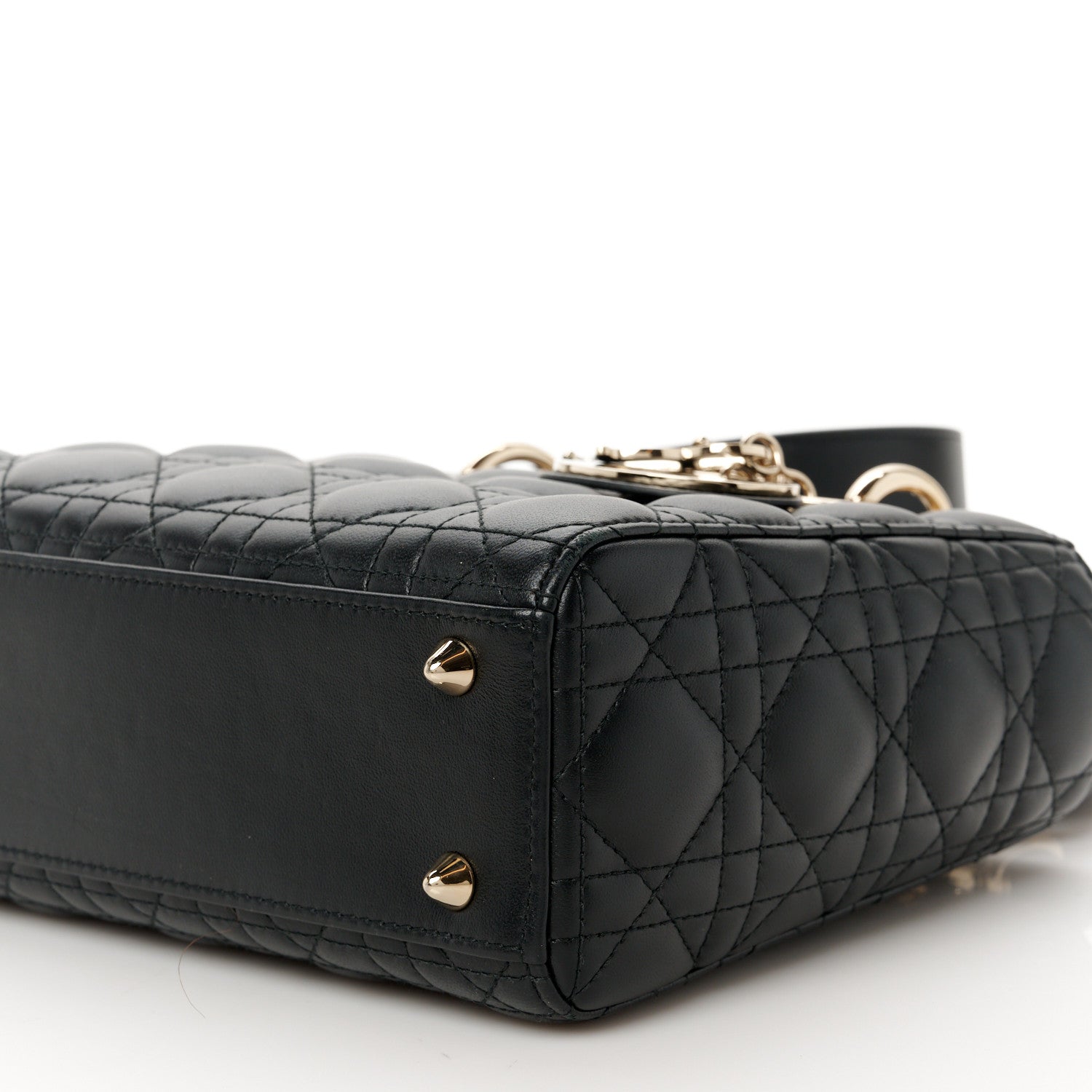 Christian Dior Lambskin Cannage Small My ABCDior Lady Dior Black 10 of 10