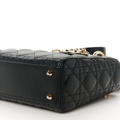Christian Dior Lambskin Cannage Small My ABCDior Lady Dior Black 10 of 10