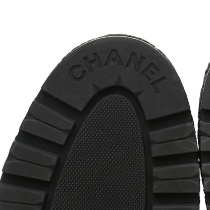 Chanel Calfskin Cap Toe CC Ankle Boots 39 Black 8 of 16