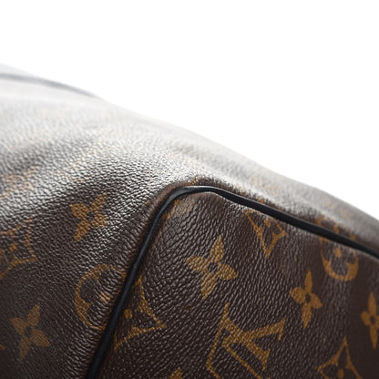 Louis Vuitton Monogram Macassar Keepall Bandouliere 55 9 of 12
