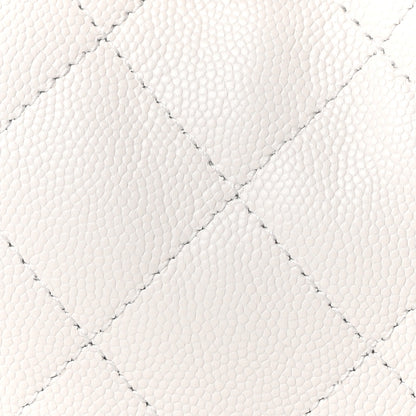 Chanel Caviar Quilted Mini Chanel 25 Handbag White 15 of 21