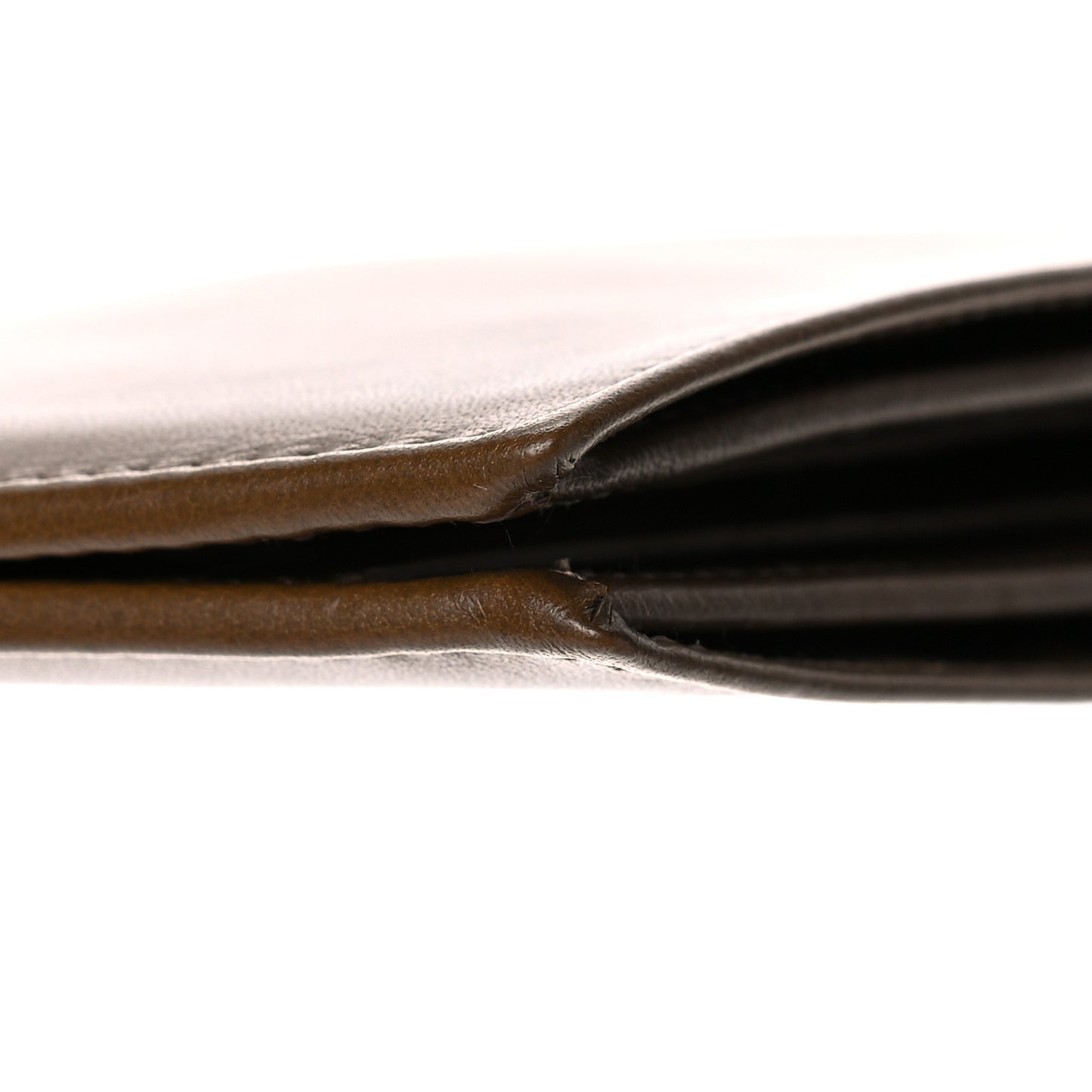 Smooth Calfskin Mens Bi-Fold Wallet Brown