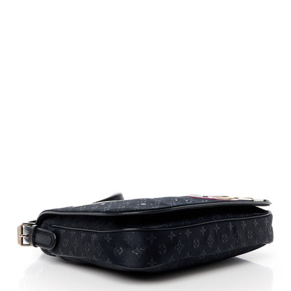 Louis Vuitton Satin Mini Monogram Conte De Fees Patchwork Musette Black 4 of 11