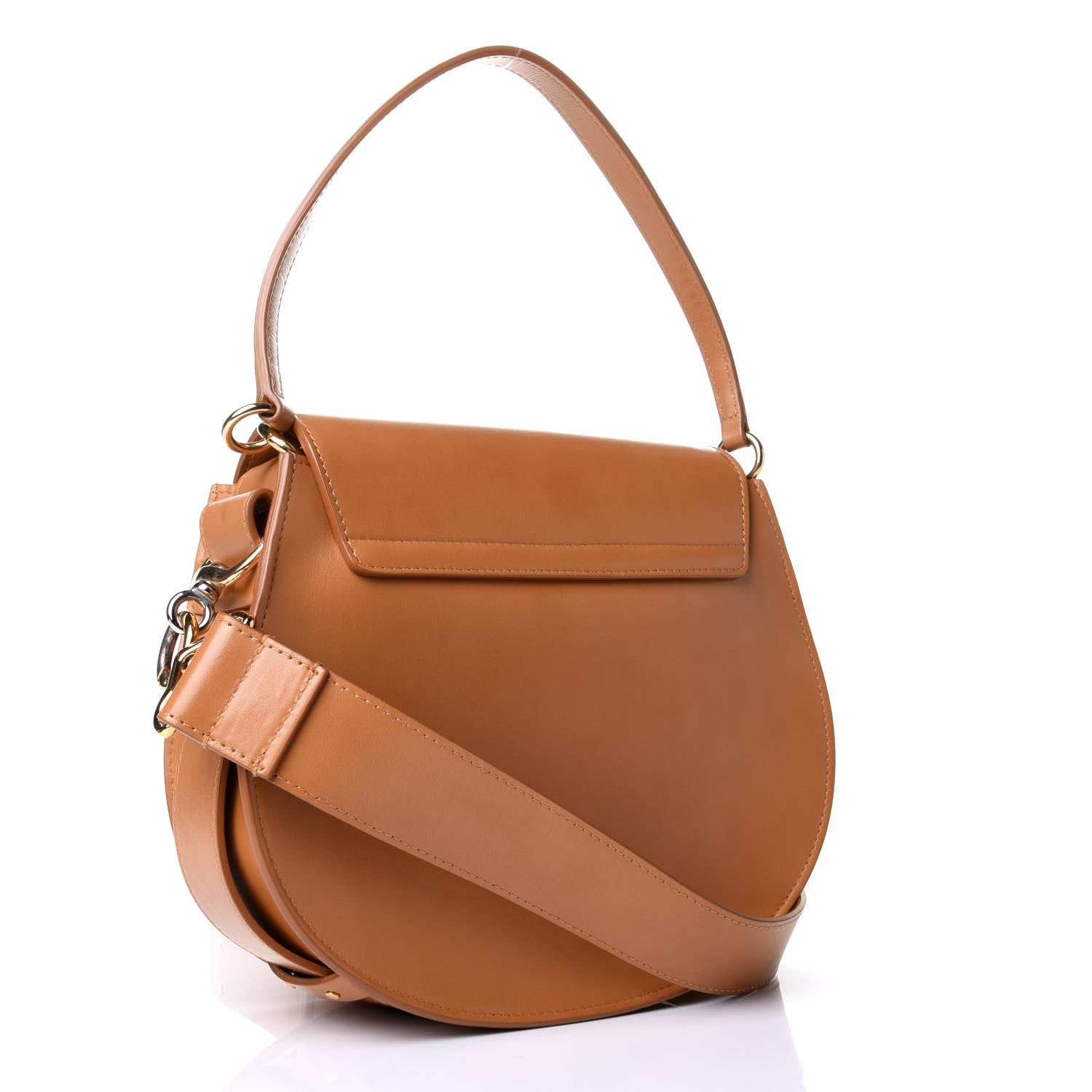 Chloe Calfskin Large Tess Bag Nut 2 of 5