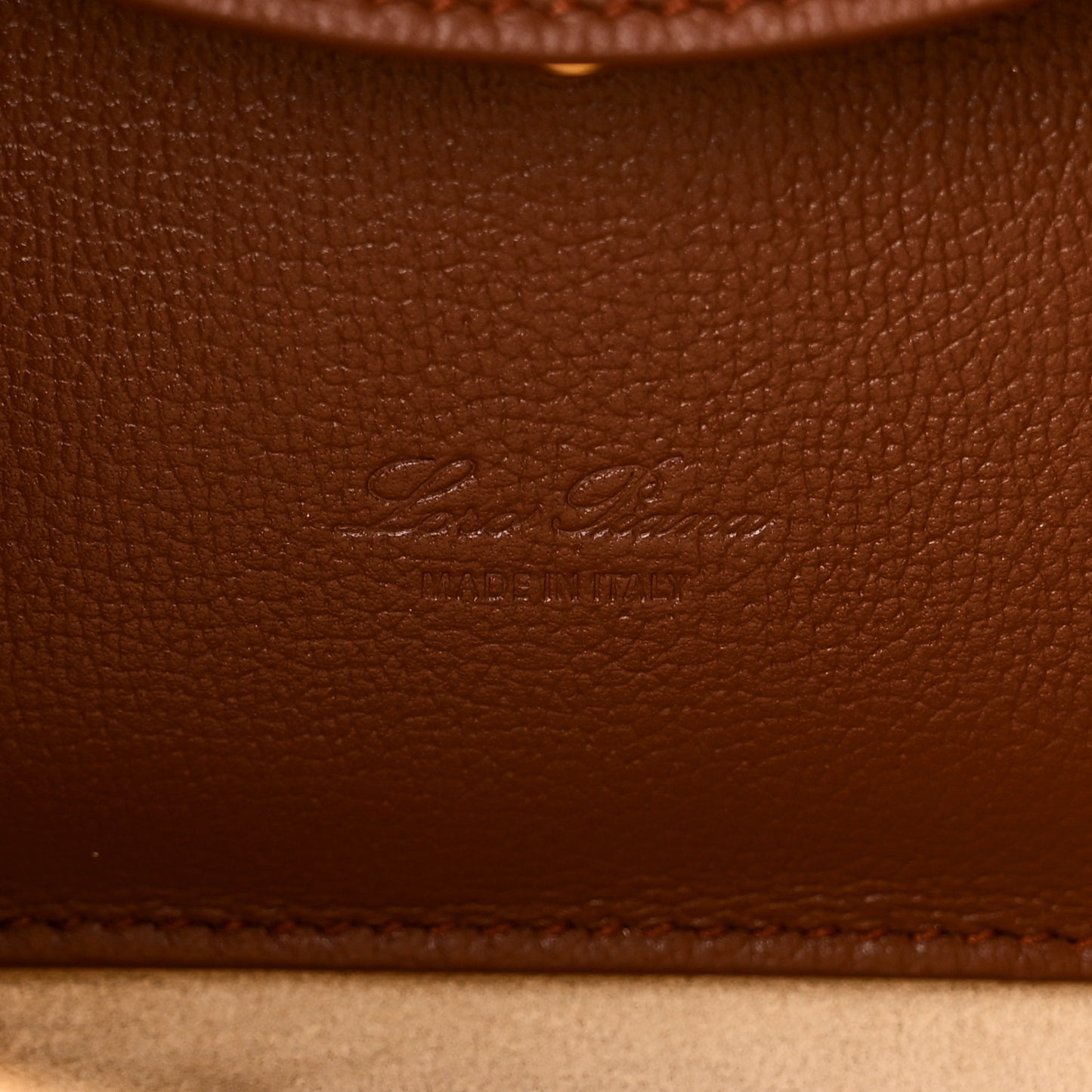 Grained Calfskin Extra Bag L27 Burnt Tan