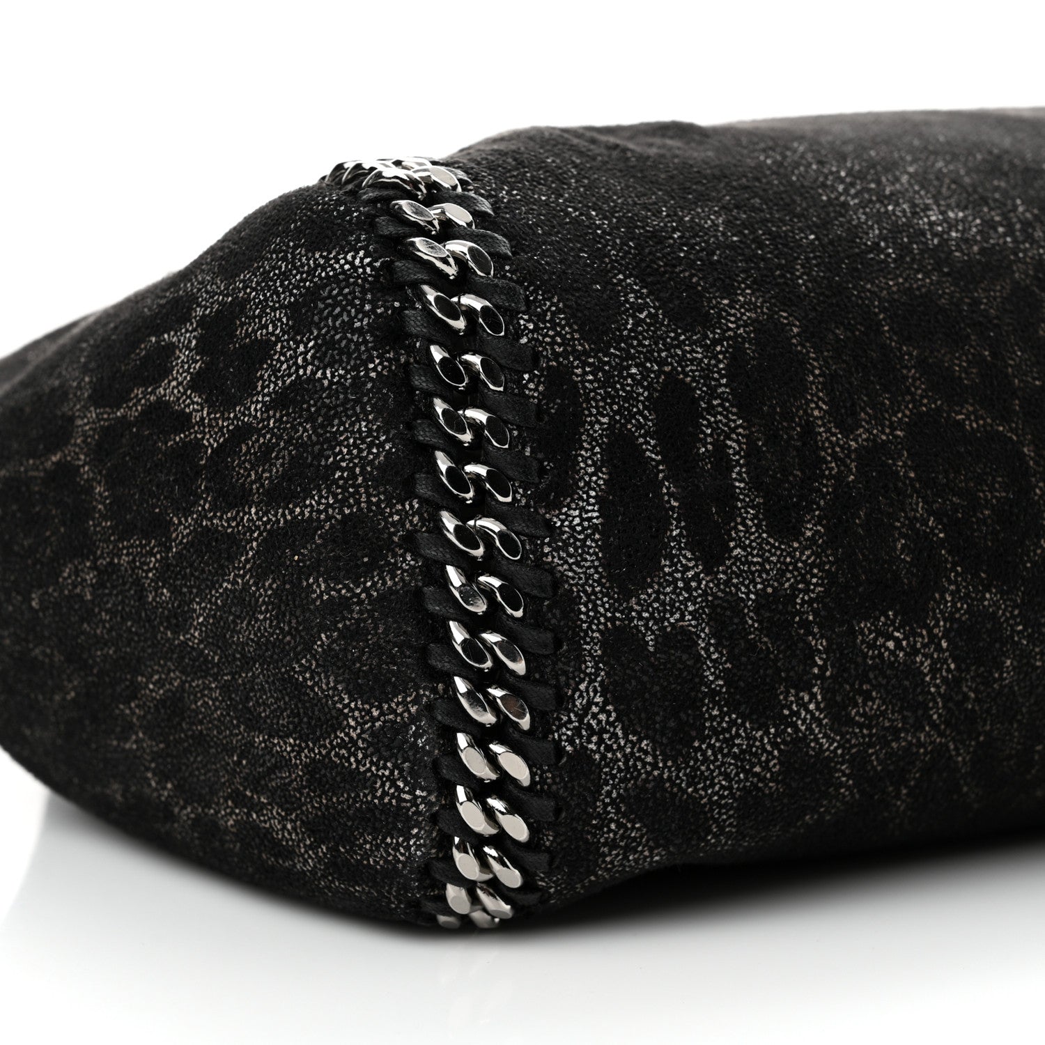 Stella McCartney Leopard Shaggy Deer Falabella Reversible Tote Grey 8 of 11