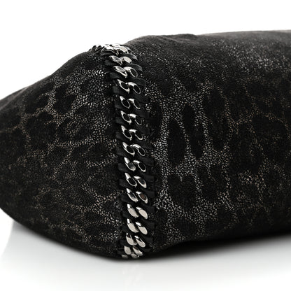Stella McCartney Leopard Shaggy Deer Falabella Reversible Tote Grey 8 of 11