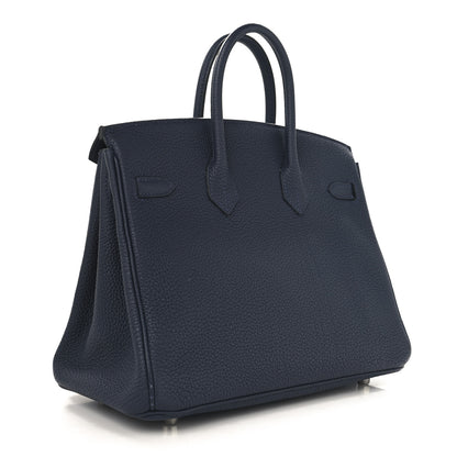 Hermes Togo Birkin 25 Bleu Nuit 3 of 12