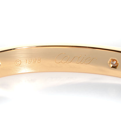 Cartier 18K Yellow Gold 6 Diamond LOVE Bracelet 16 5 of 8