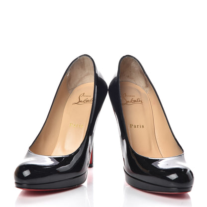 Christian Louboutin Patent New Simple 120 Pumps 37.5 Black 6 of 14