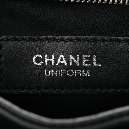 Chanel Aged Calfskin Quilted Crossbody Bag Black 6 of 10