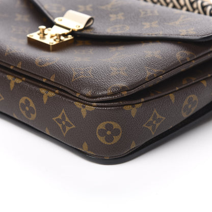 Louis Vuitton Monogram Braided Pochette Metis Creme Beige 8 of 10