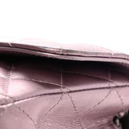 Chanel Metallic Calfskin Quilted Mini Rectangular Flap Pink 10 of 14