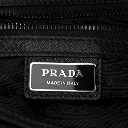 Prada Tessuto Nylon Saffiano Briefcase Black 8 of 12