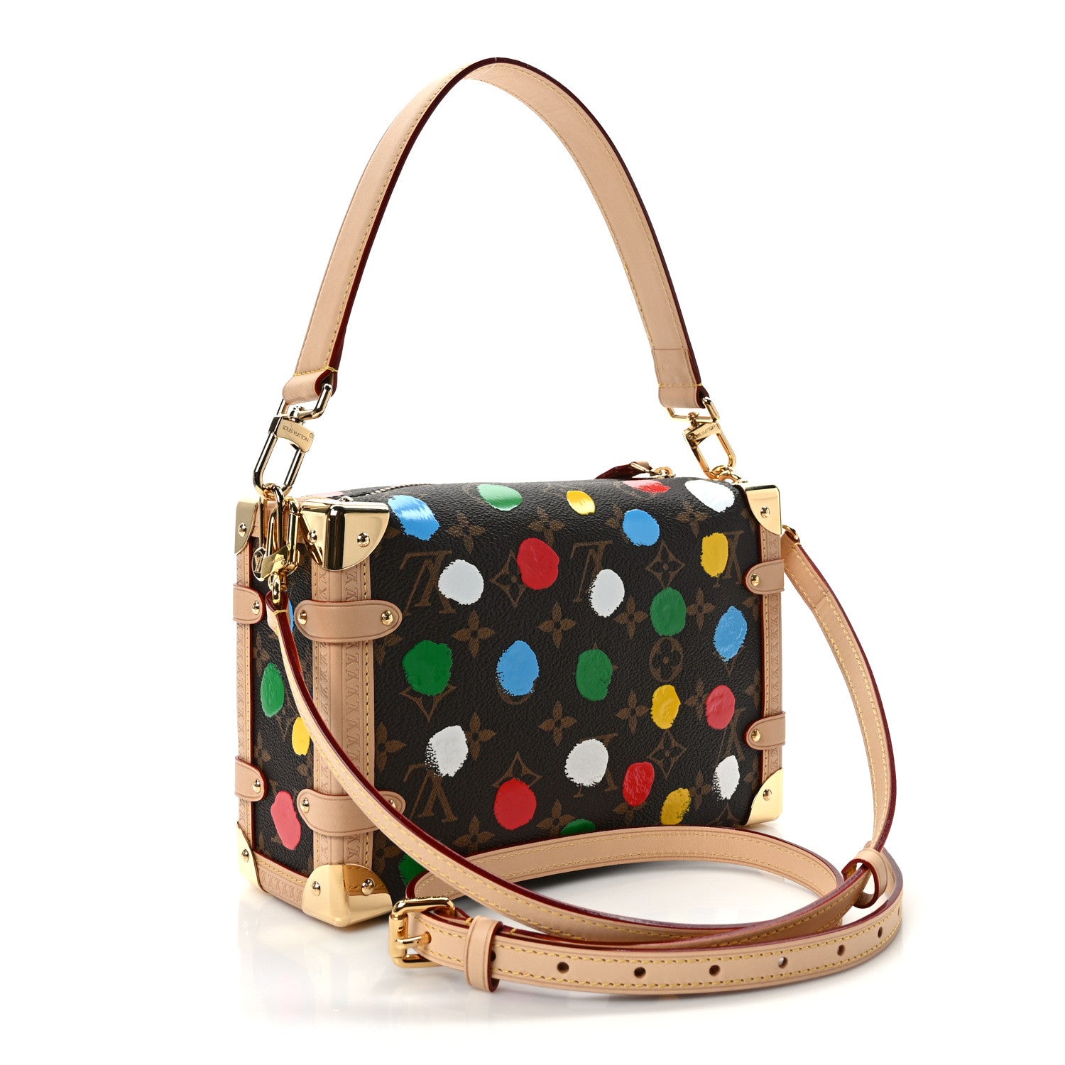 Louis Vuitton LV X YK Monogram Dots Side Trunk Multicolor 3 of 9