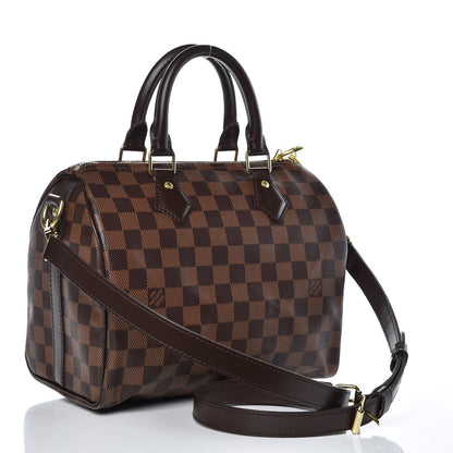 Louis Vuitton Damier Ebene Speedy Bandouliere 25 3 of 12