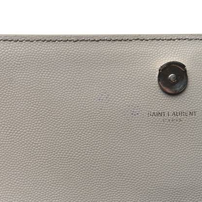 Saint Laurent Grain De Poudre Medium Classic Monogram Kate Satchel Souris 11 of 14