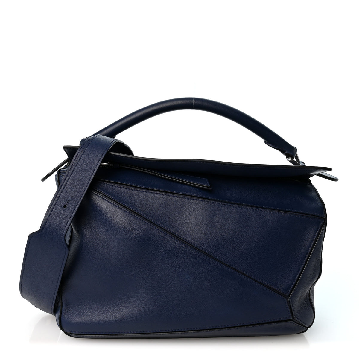 Loewe Calfskin Medium Puzzle Bag Marine 1 of 9