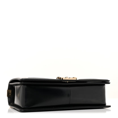 Chanel Iridescent Glazed Calfskin Quilted New Medium Boy Flap Black 4 of 11