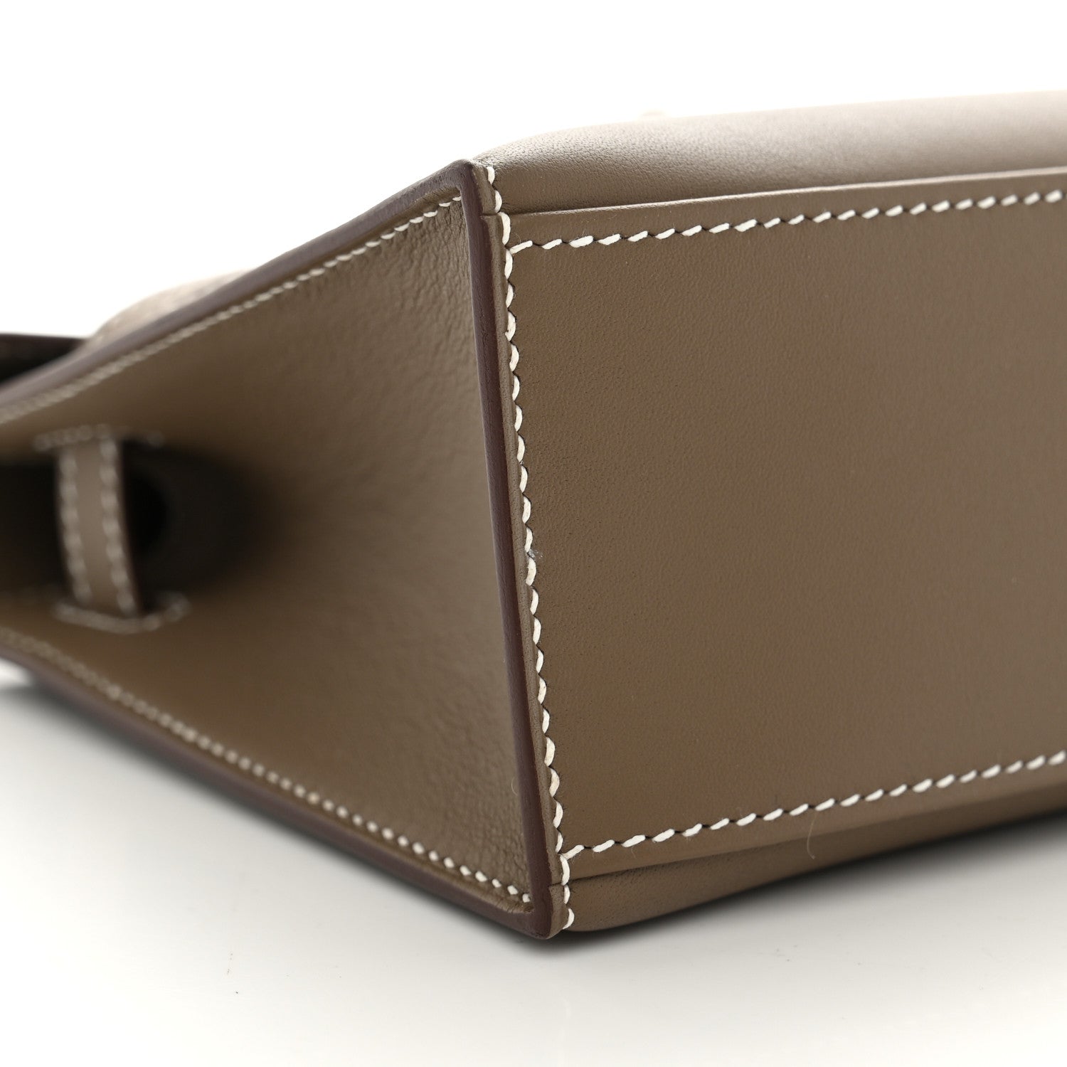 Hermes Swift Kelly Pochette Clutch Etoupe 10 of 10