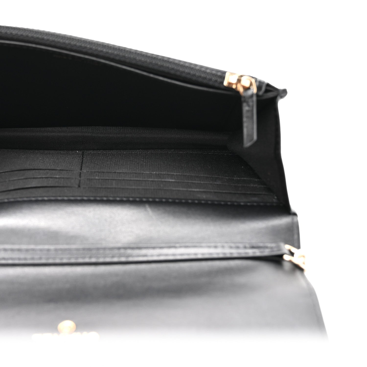 Chanel Lambskin Quilted Pearl Wallet On Chain WOC Light Pink Black 5 of 11