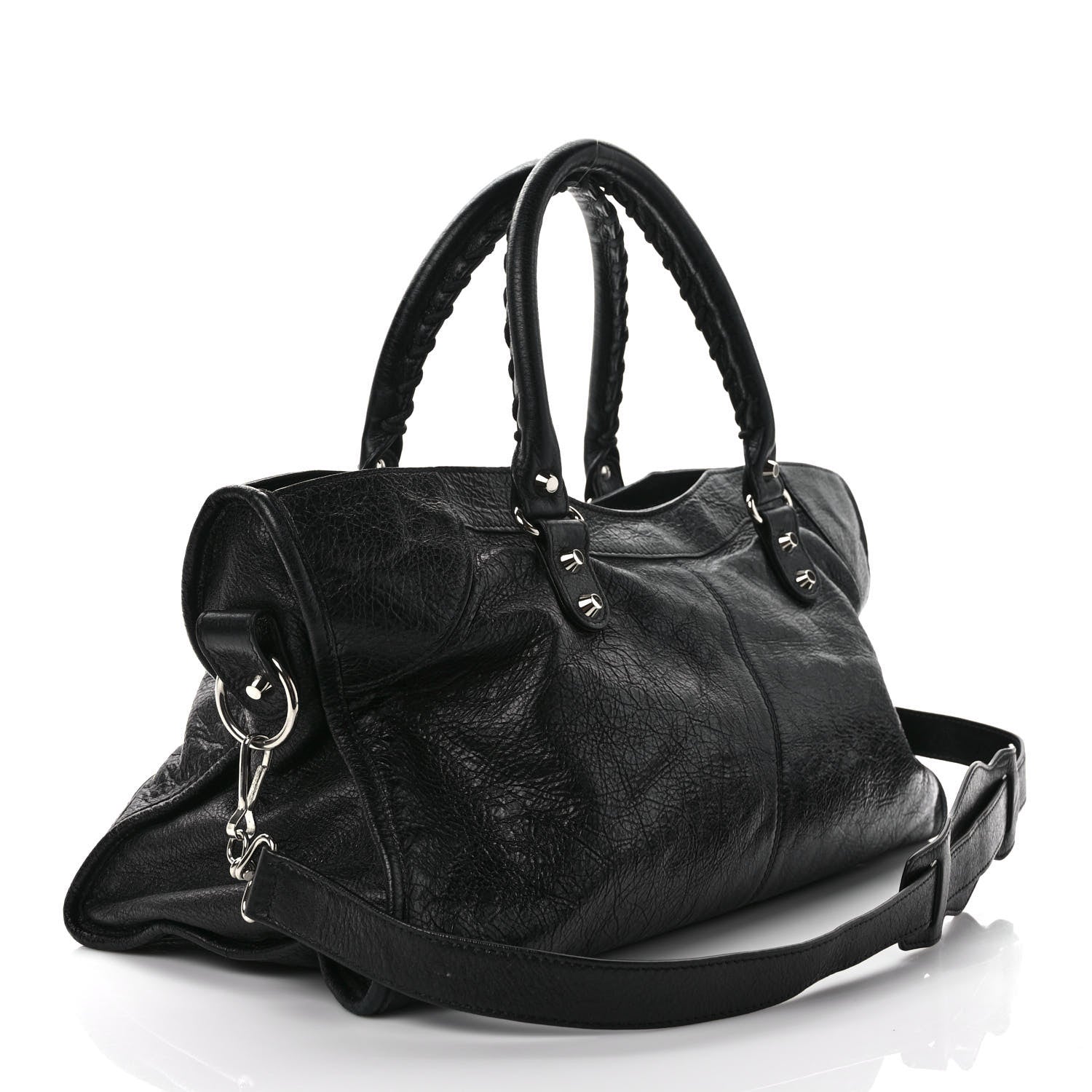 Balenciaga Agneau Classic Silver Hardware Part Time Black 3 of 13
