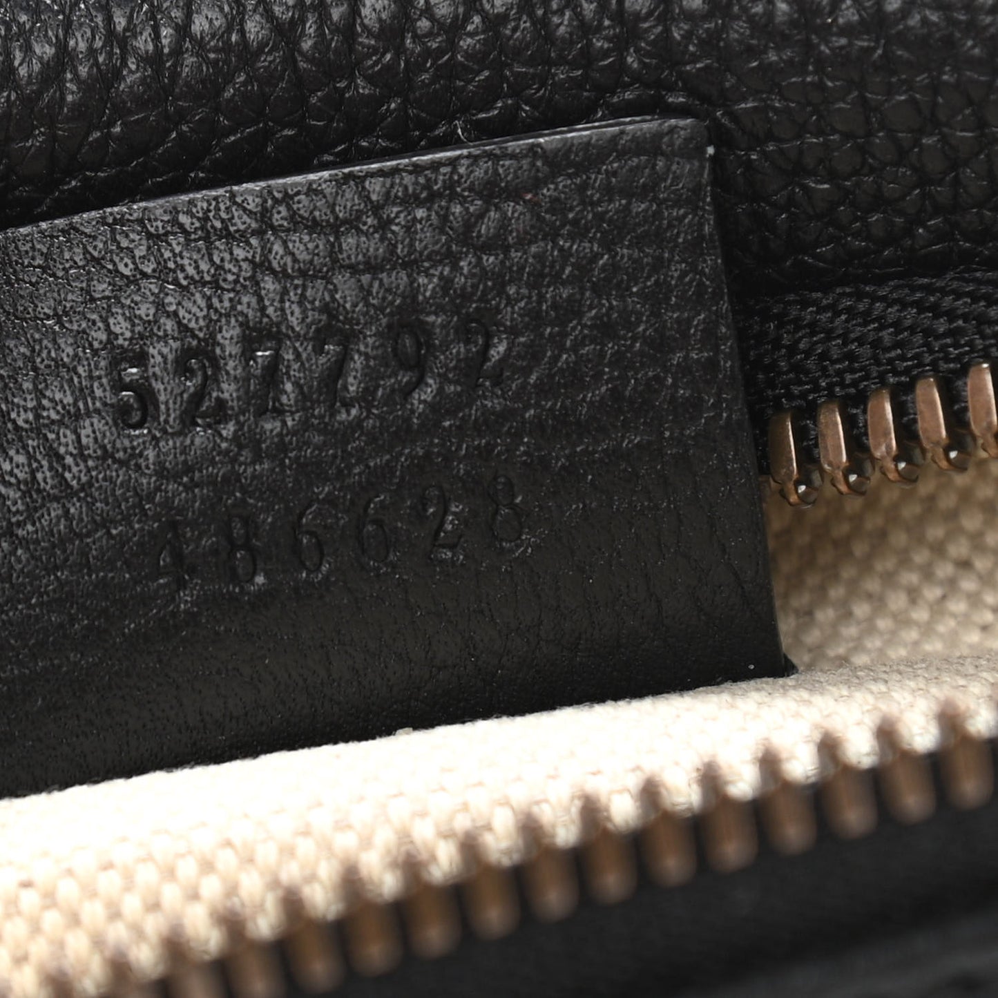 Grained Calfskin Small Logo Belt Bag Black