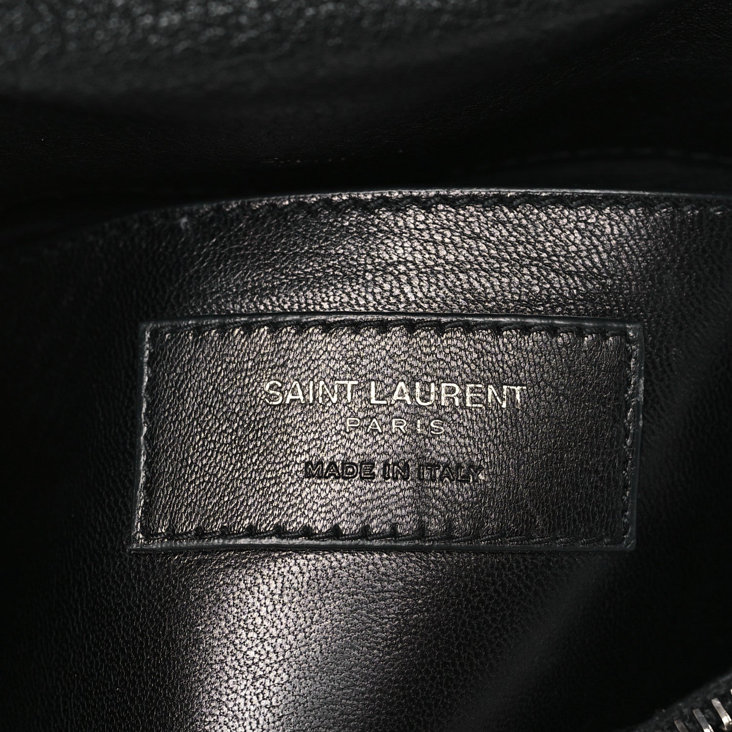 Saint Laurent Sheepskin Matelasse Chevron Monogram Medium College Bag Black 6 of 12