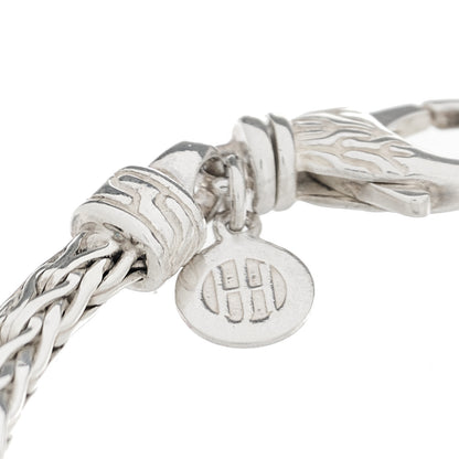John Hardy Sterling Silver Manah Classic Chain Heart Station Bracelet 3 of 4