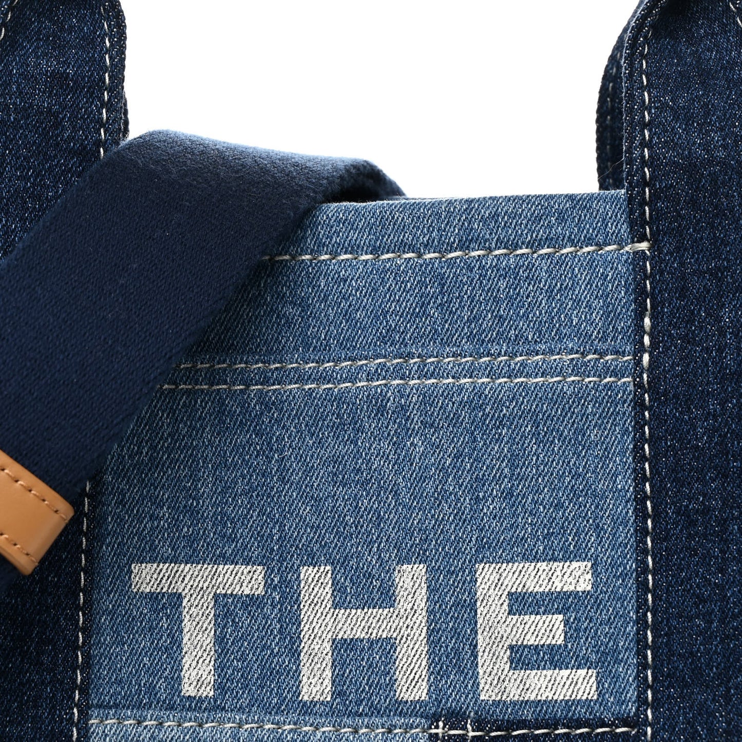 Denim Canvas Medium The Tote Bag Blue