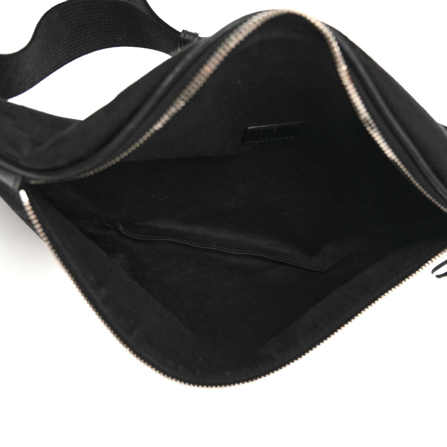 Gucci Monogram Jumbo GG Textured Dollar Calfskin Web Belt Bag Black 4 of 9