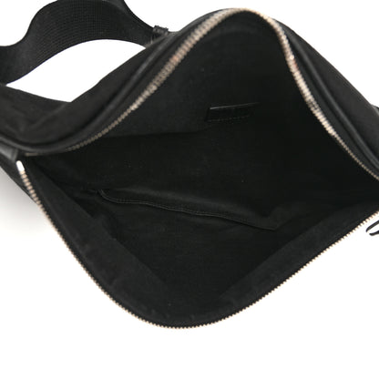 Gucci Monogram Jumbo GG Textured Dollar Calfskin Web Belt Bag Black 4 of 9