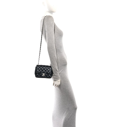 Chanel Lambskin Quilted Mini Square Flap Black 2 of 11