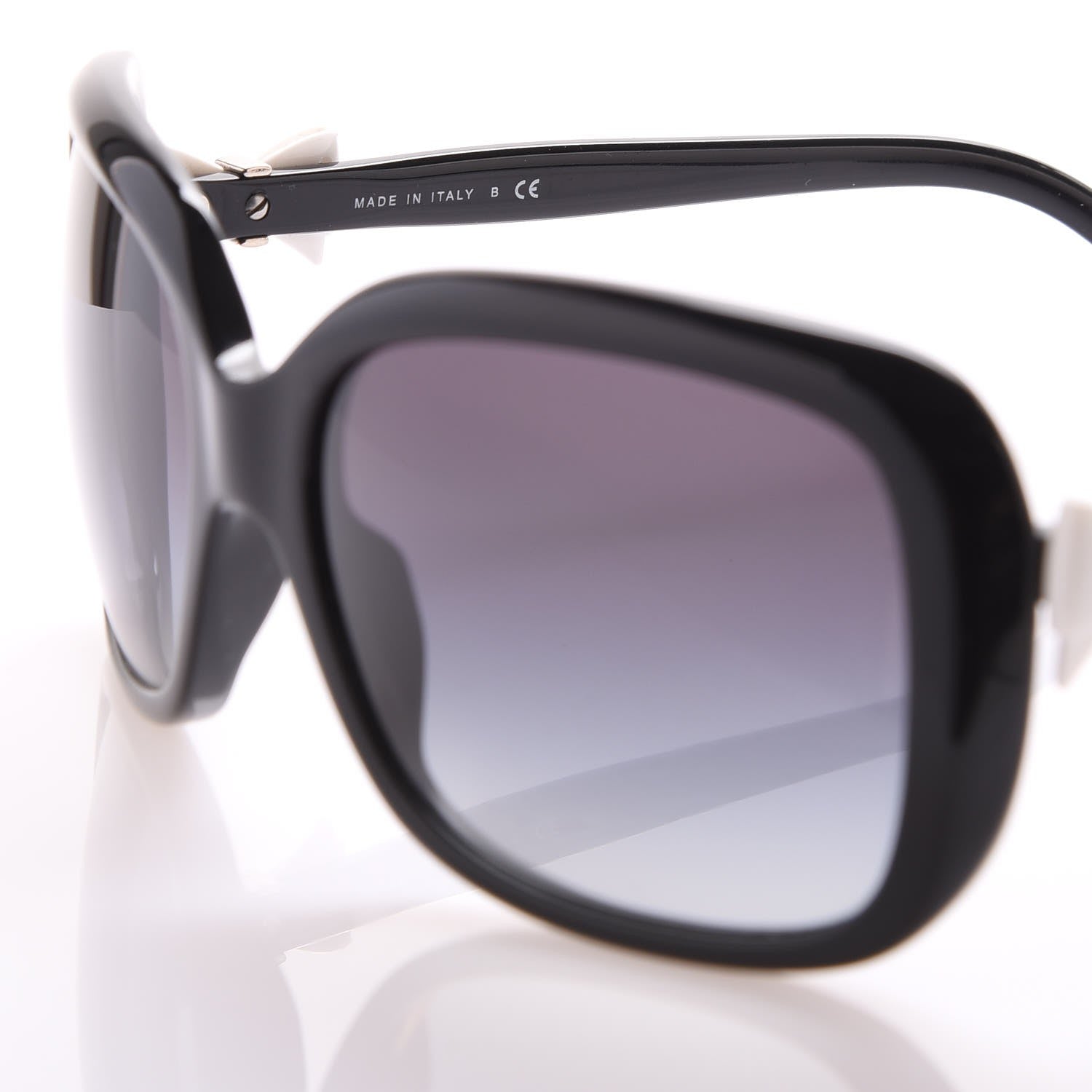 Chanel CC Bow Sunglasses 5171 Black White 6 of 7