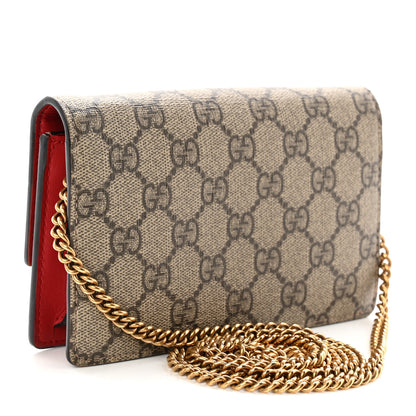 Gucci GG Supreme Monogram Mini Cherry Chain Bag 3 of 9