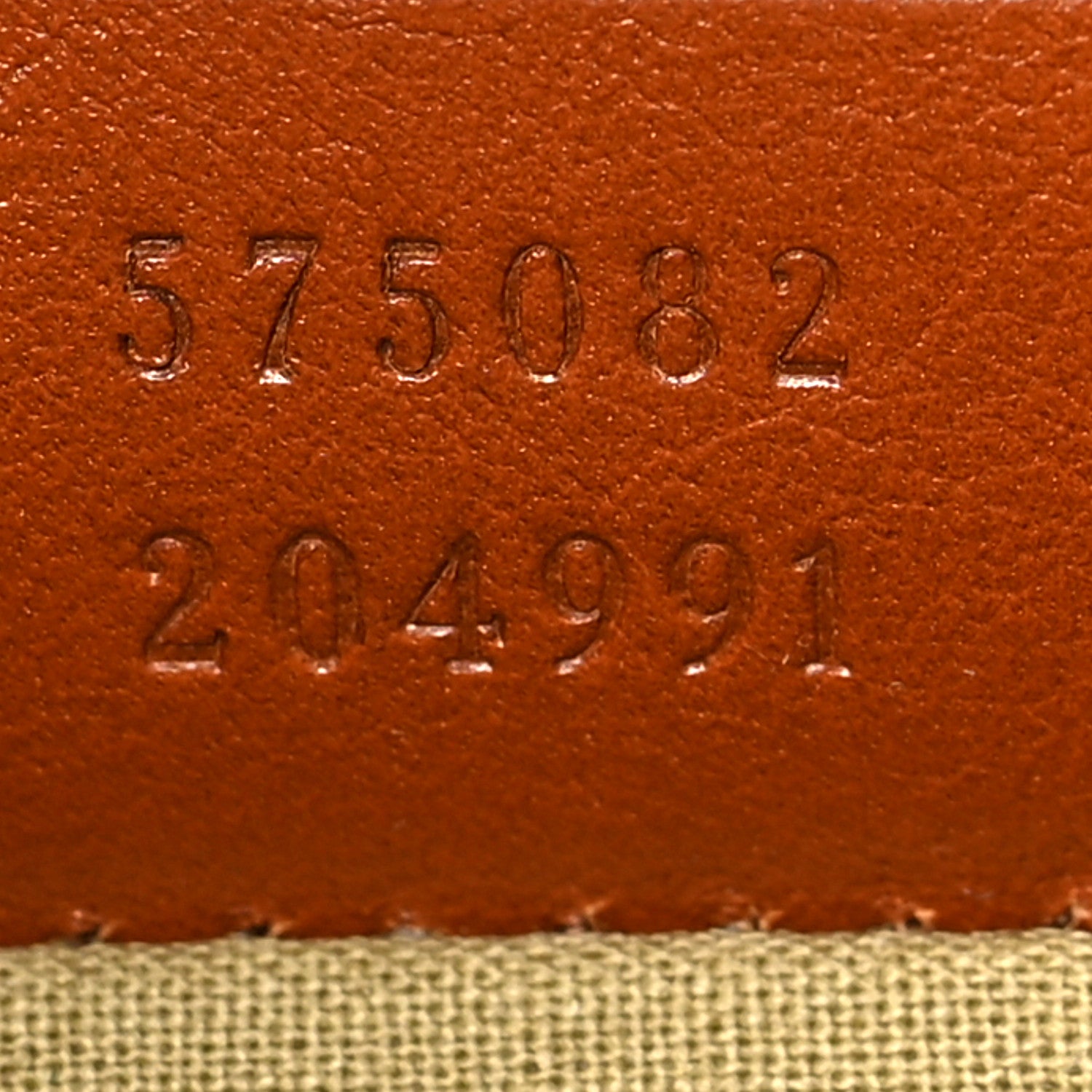Gucci Vintage Canvas Web Belt Bag Sand Cuir 6 of 7