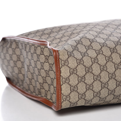 Gucci GG Plus Monogram Large Signature Web Loop Tote Brown 8 of 11