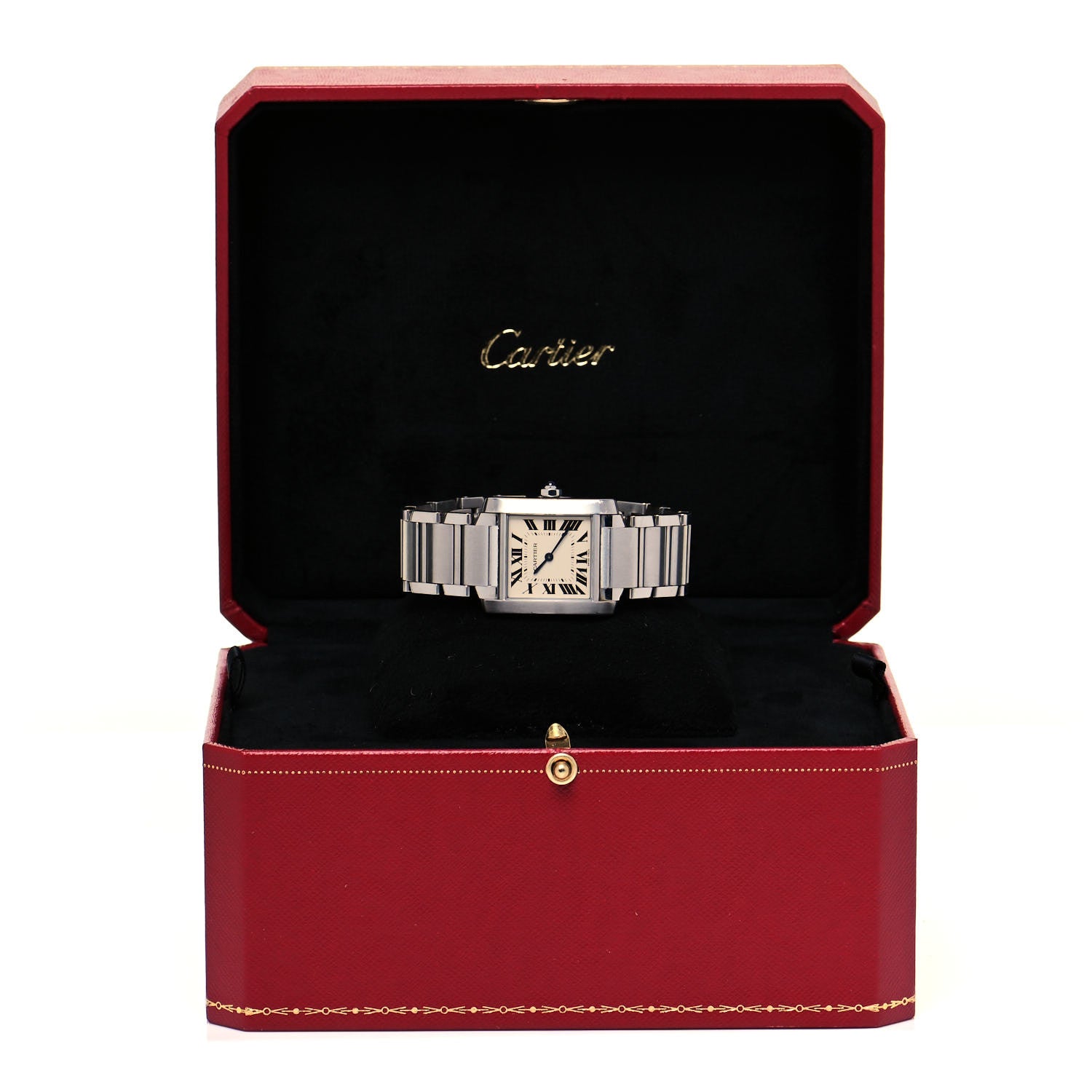 Cartier Stainless Steel 25mm Tank Francaise Quartz Watch 5 of 5