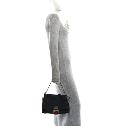 Fendi Suede Mama Baguette Black 2 of 11