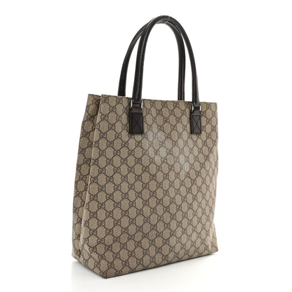 Gucci GG Plus Monogram Small Vertical Tote Dark Brown 3 of 10