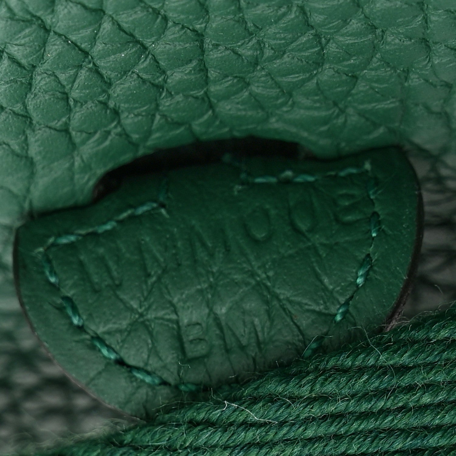 Hermes Taurillon Clemence Evelyne TPM Vert Vertigo 7 of 11