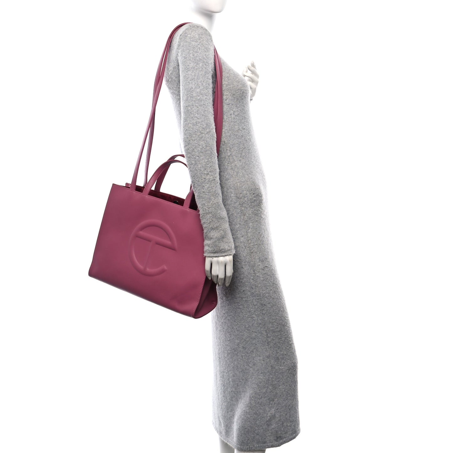 Vegan Leather Medium Shopping Bag Corned Beef