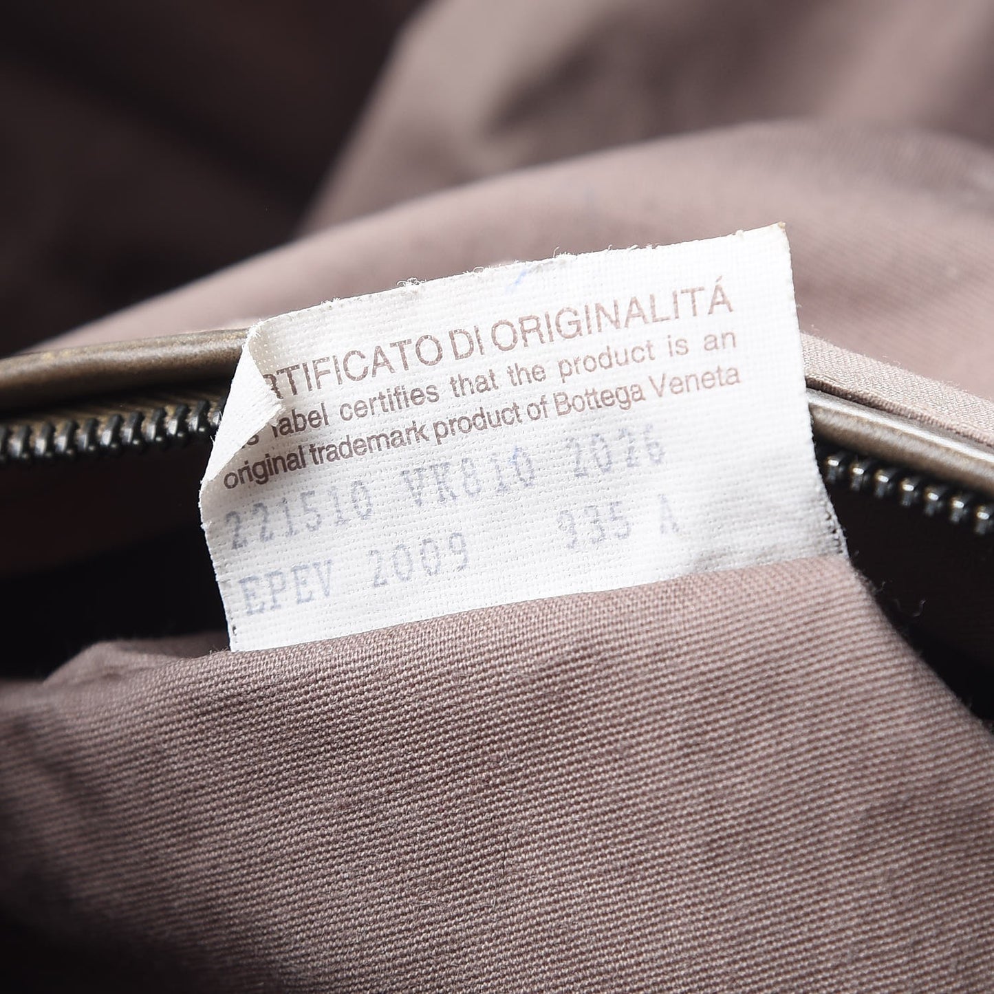 Nappa Intrecciato Satchel Ebano