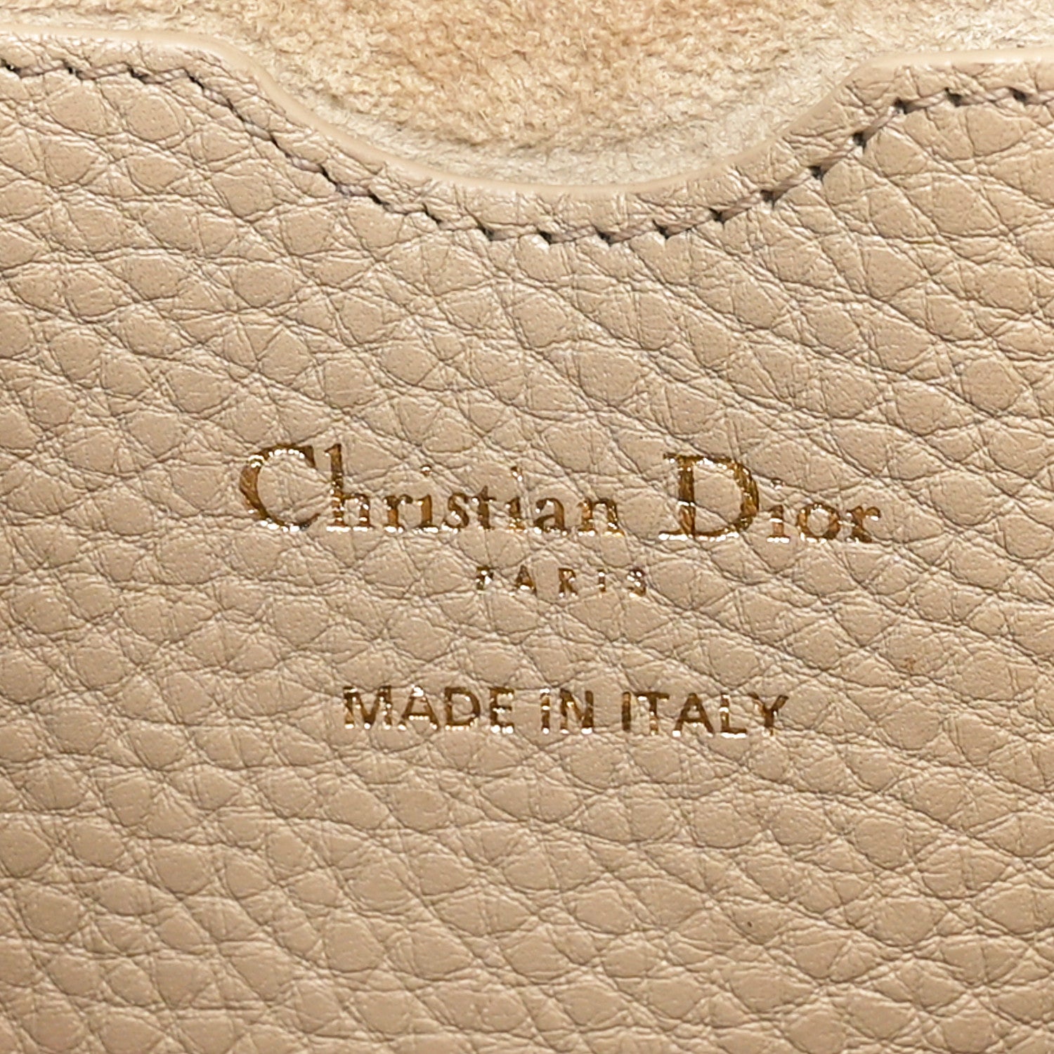 Christian Dior Grained Calfskin Large Bobby Flap Beige 6 of 11