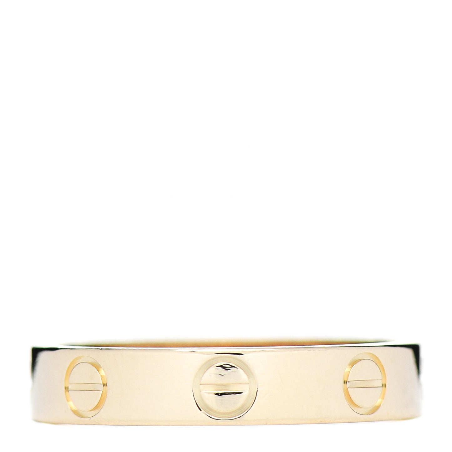 18K Yellow Gold 3.5mm LOVE Wedding Band Ring 51 5.75