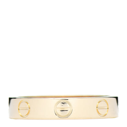 Cartier 18K Yellow Gold 3.5mm LOVE Wedding Band Ring 51 5.75 3 of 5