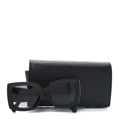 Chanel Acetate Rectangle Sunglasses 5435 Black 7 of 7