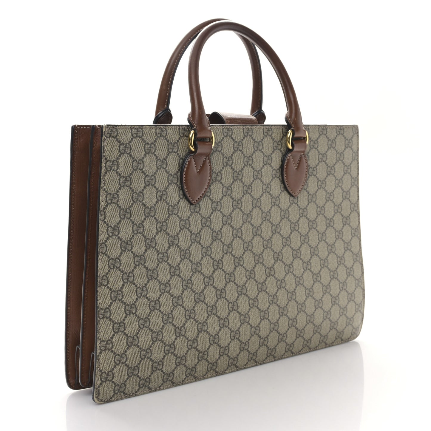 GG Supreme Monogram Large Top Handle Bag Beige Tuscany