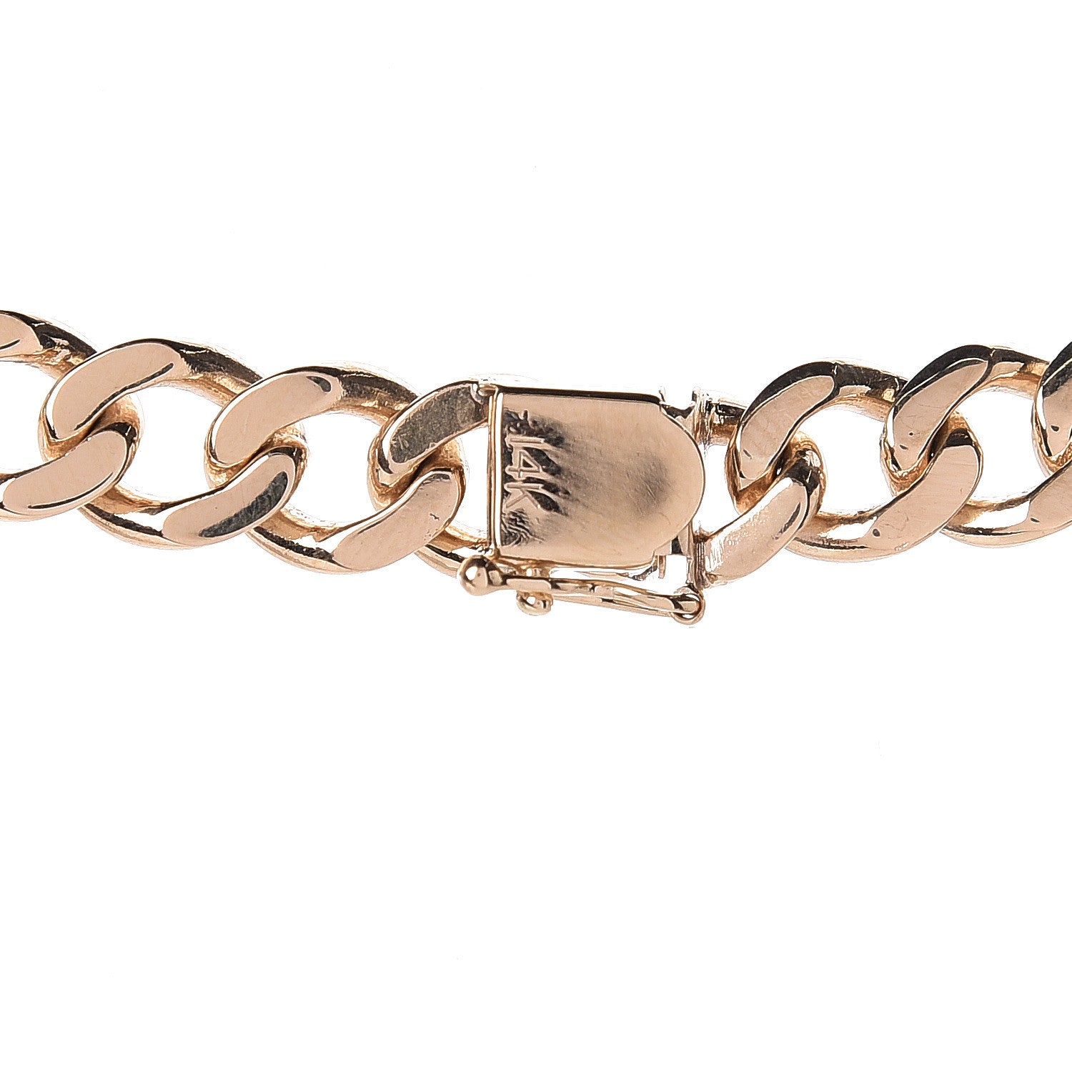 Tiffany 14K Yellow Gold Curb Link Chain Necklace 4 of 5