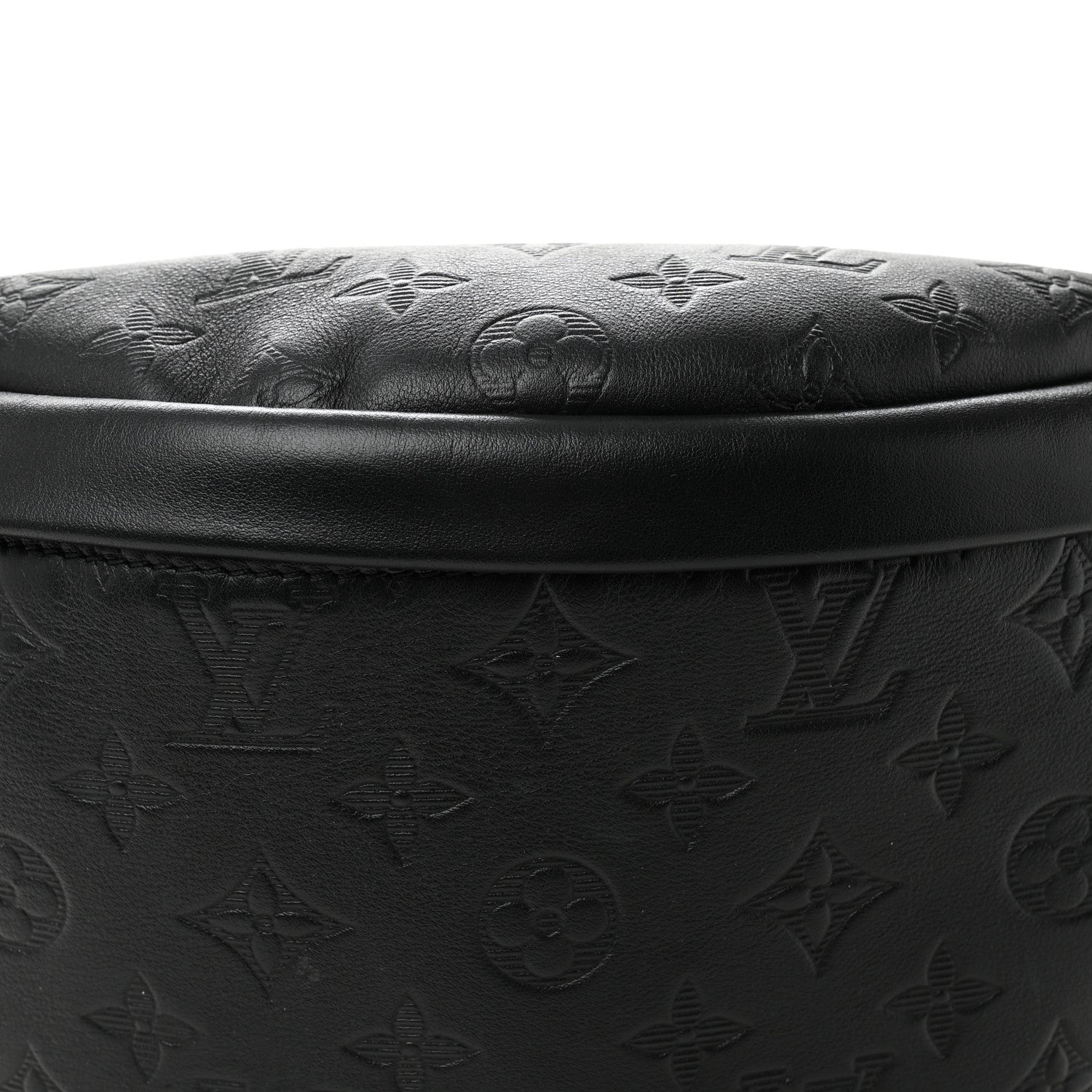 Louis Vuitton Calfskin Monogram Shadow Discovery Bumbag Black 7 of 9